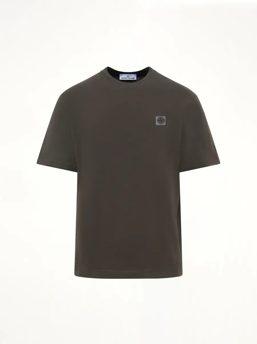 Stone Island 2100030 Cotton Compass T-shirt in Coal Grey | Thumbnail 2 Stone Island 2100030 Cotton Compass T-shirt in Coal Grey | Thumbnail 2