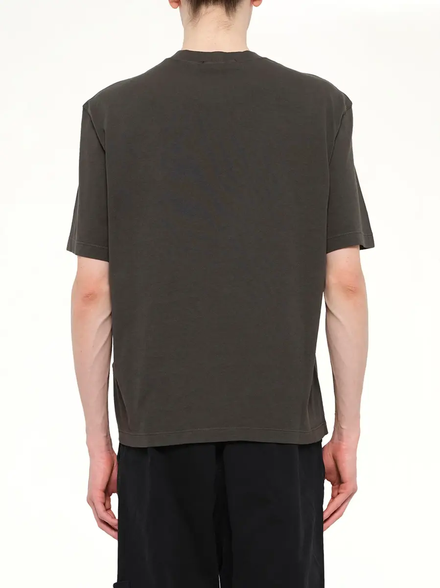 Stone Island 2100030 Cotton Compass T-shirt in Coal Grey | Thumbnail 5 Stone Island 2100030 Cotton Compass T-shirt in Coal Grey | Thumbnail 5