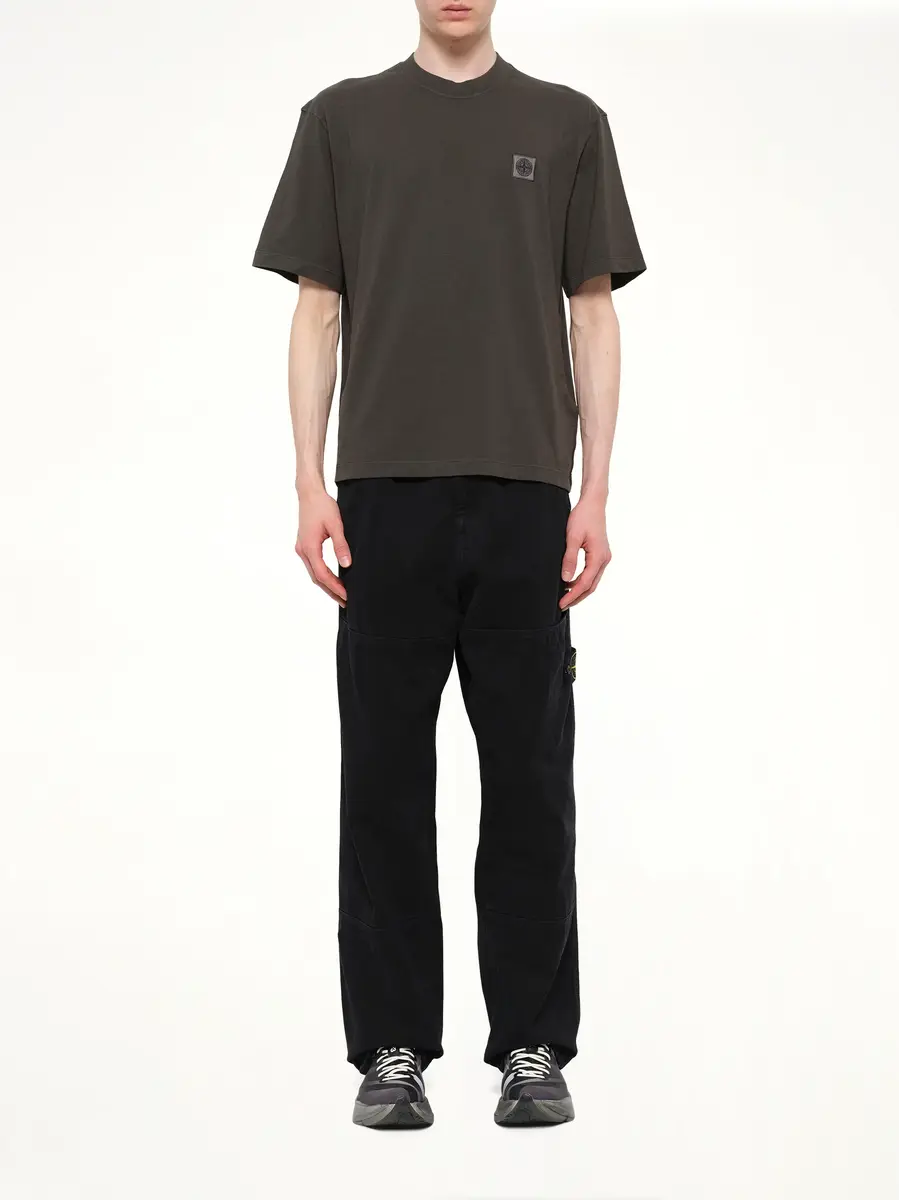 Stone Island 2100030 Cotton Compass T-shirt in Coal Grey | Thumbnail 7 Stone Island 2100030 Cotton Compass T-shirt in Coal Grey | Thumbnail 7