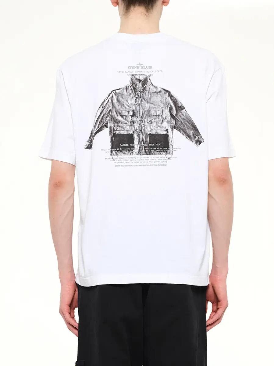 Stone Island 2100033 Cotton Logo T-shirt | Thumbnail 5 Stone Island 2100033 Cotton Logo T-shirt | Thumbnail 5