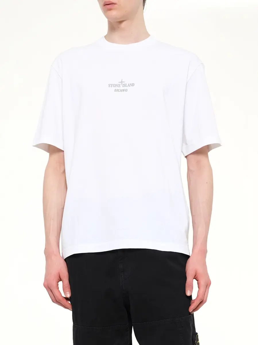 Stone Island 2100033 Cotton Logo T-shirt | Thumbnail 6 Stone Island 2100033 Cotton Logo T-shirt | Thumbnail 6