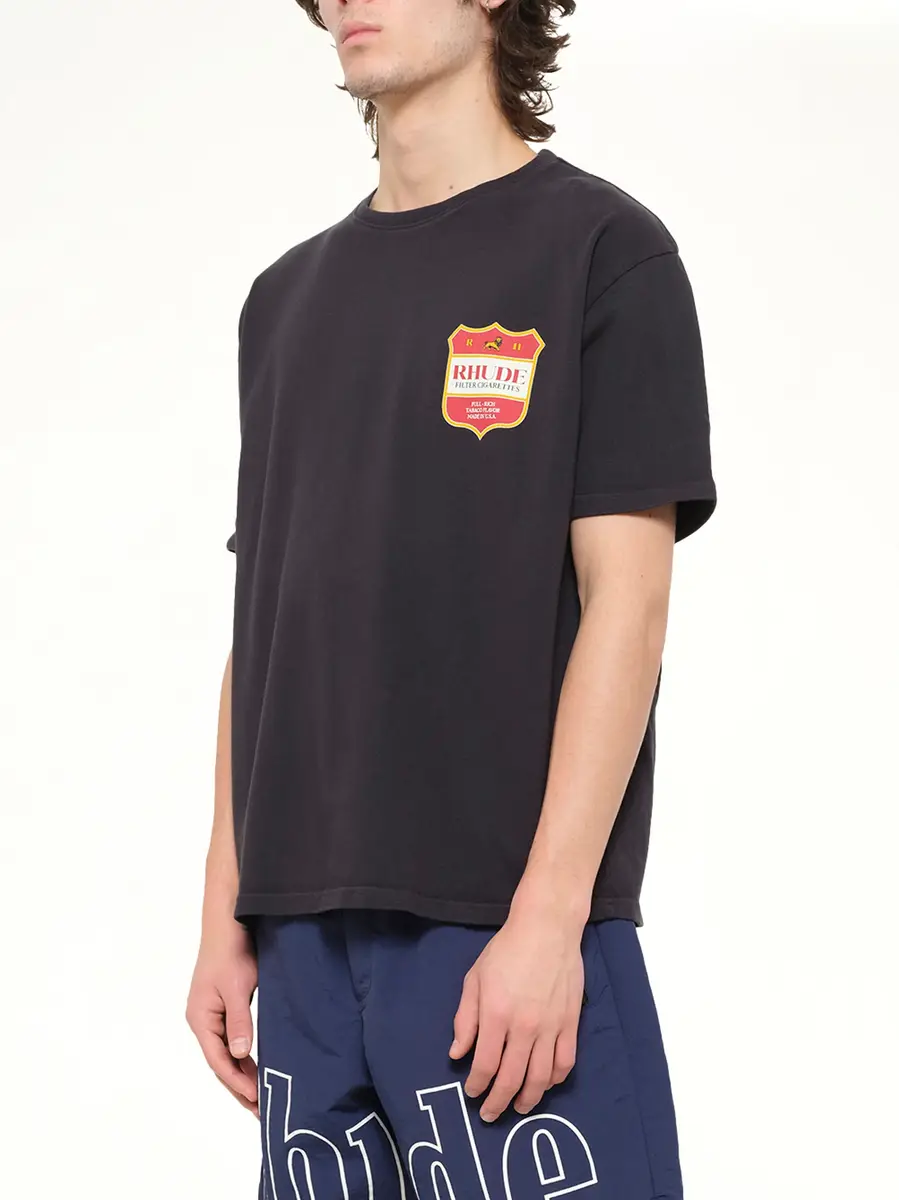Rhude Filtaro Crest T-shirt in Vintage Black | Thumbnail 3 Rhude Filtaro Crest T-shirt in Vintage Black | Thumbnail 3