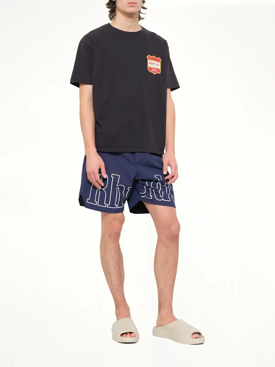 Rhude Filtaro Crest T-shirt in Vintage Black | Thumbnail 4 Rhude Filtaro Crest T-shirt in Vintage Black | Thumbnail 4