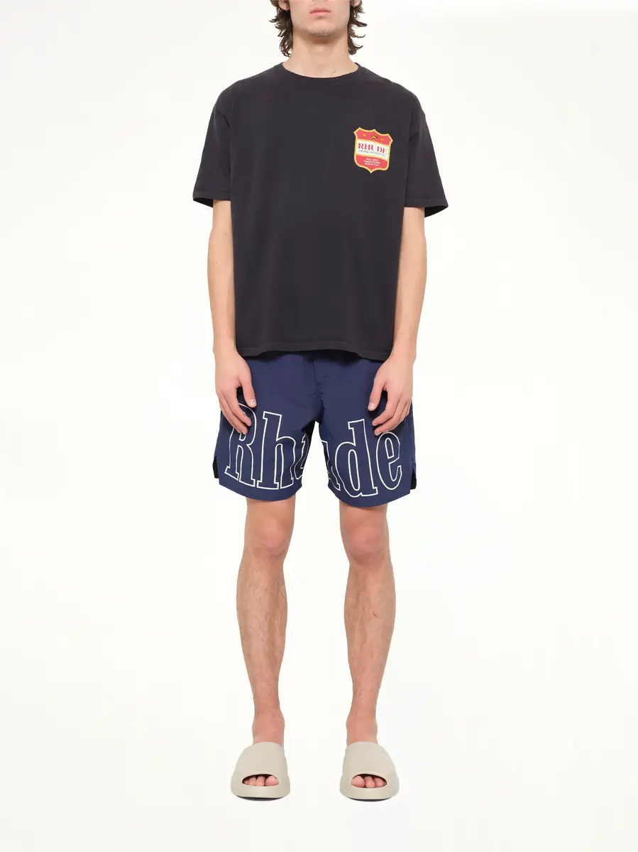 Rhude Filtaro Crest T-shirt in Vintage Black | Thumbnail 7 Rhude Filtaro Crest T-shirt in Vintage Black | Thumbnail 7