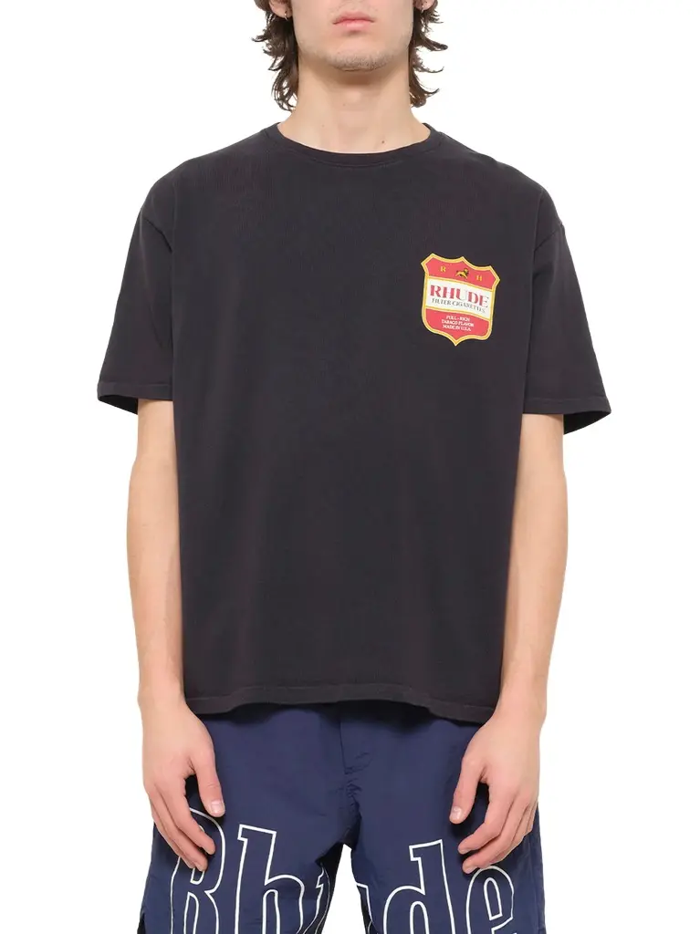 Filtaro Crest T-shirt in Vintage Black Filtaro Crest T-shirt in Vintage Black