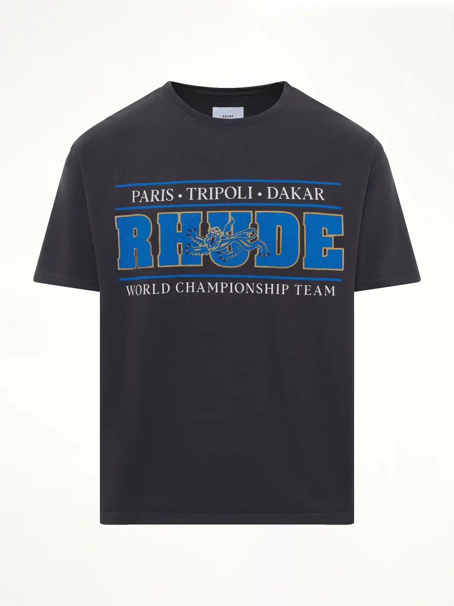 Rhude Rhude Chrono T-shirt in Vintage Black | Thumbnail 2 Rhude Rhude Chrono T-shirt in Vintage Black | Thumbnail 2