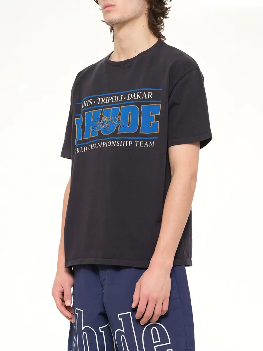 Rhude Rhude Chrono T-shirt in Vintage Black | Thumbnail 3 Rhude Rhude Chrono T-shirt in Vintage Black | Thumbnail 3
