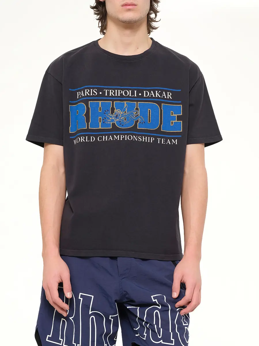 Rhude Rhude Chrono T-shirt in Vintage Black | Thumbnail 6 Rhude Rhude Chrono T-shirt in Vintage Black | Thumbnail 6
