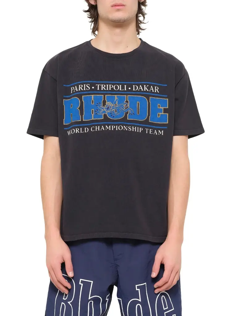 Rhude Chrono T-shirt in Vintage Black Rhude Chrono T-shirt in Vintage Black