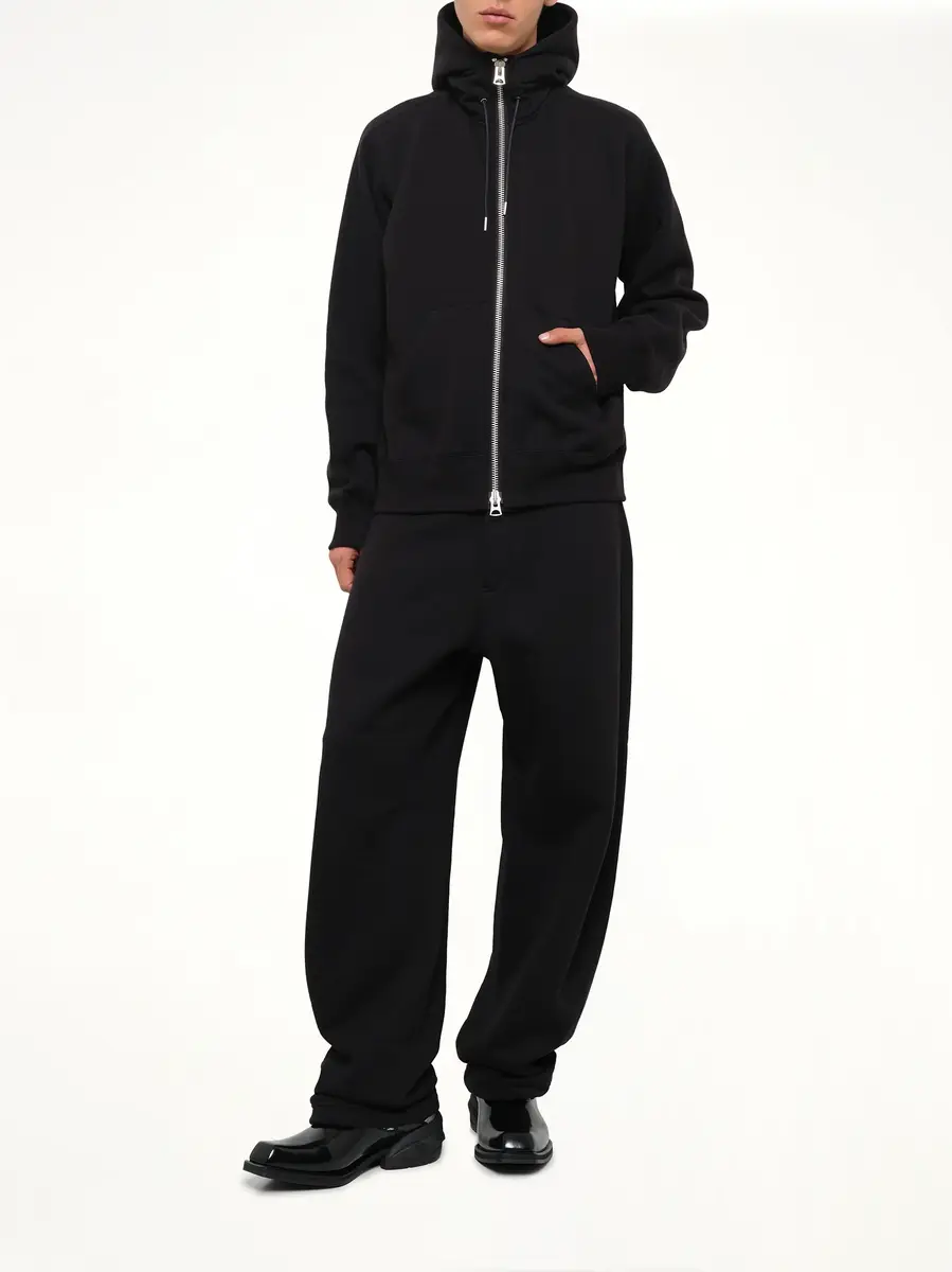 Sacai Cotton Jersey Hoodie | Thumbnail 4 Sacai Cotton Jersey Hoodie | Thumbnail 4