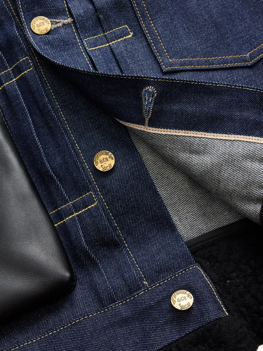 Sacai Sacai x Levi's Mens Sherpa Denim Jacket | Thumbnail 5