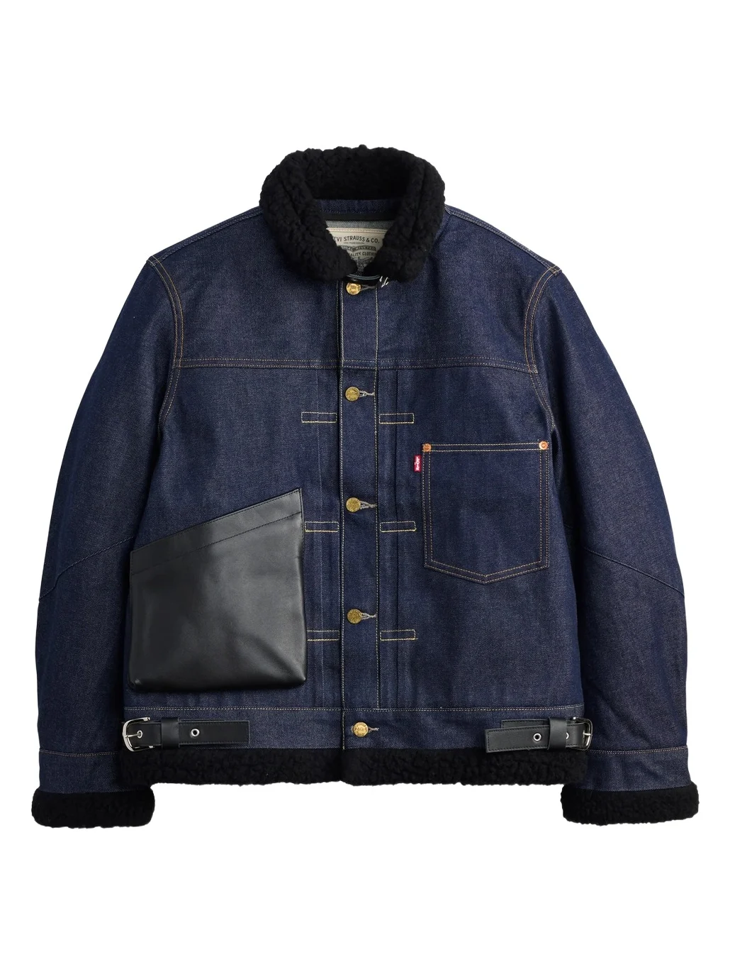 Sacai Sacai x Levi's Mens Sherpa Denim Jacket
