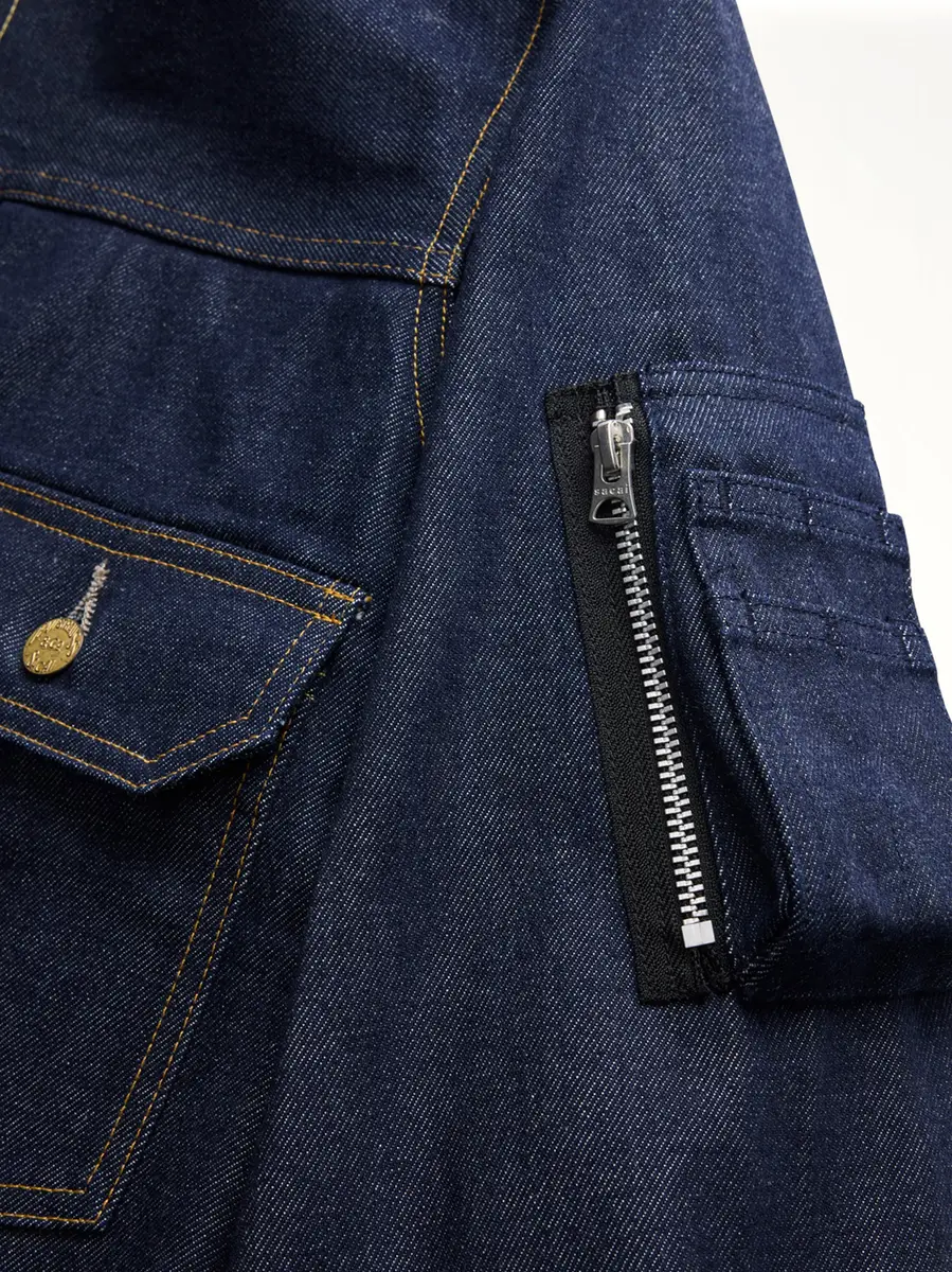 Sacai Sacai x Levi's Mens Denim Blouson | Thumbnail 4