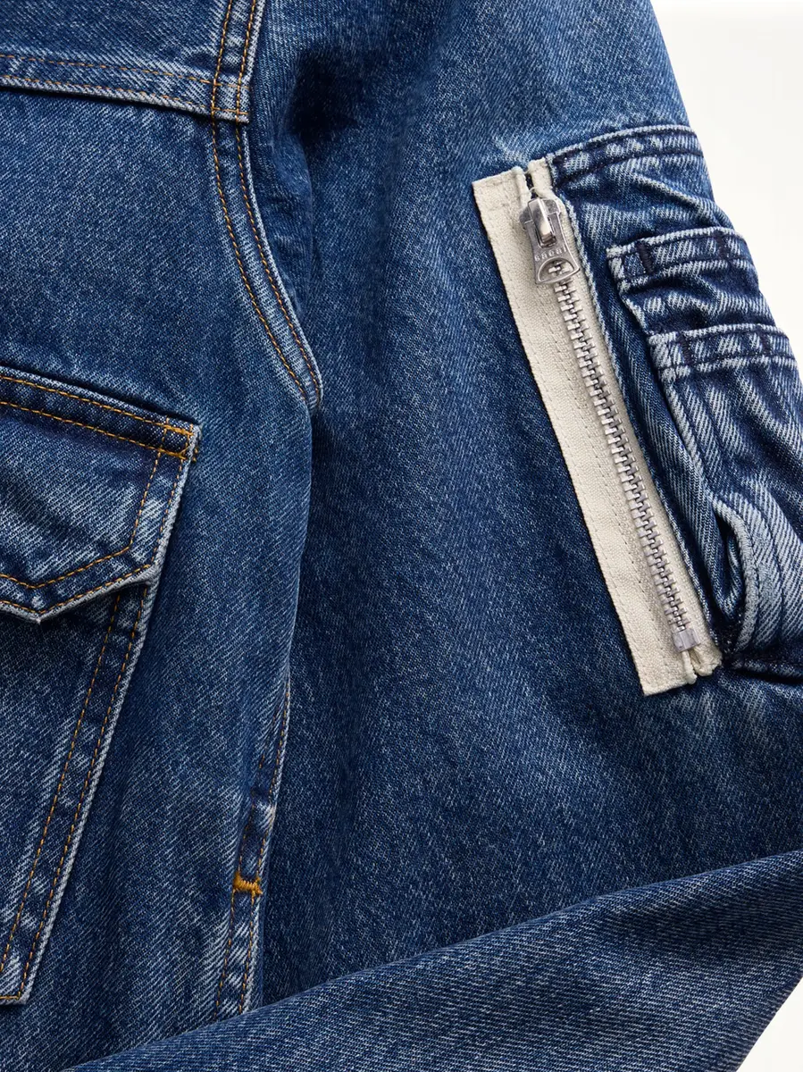 Sacai Sacai x Levi's Mens Denim Blouson | Thumbnail 4