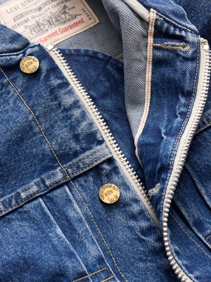 Sacai Sacai x Levi's Mens Denim Blouson | Thumbnail 6