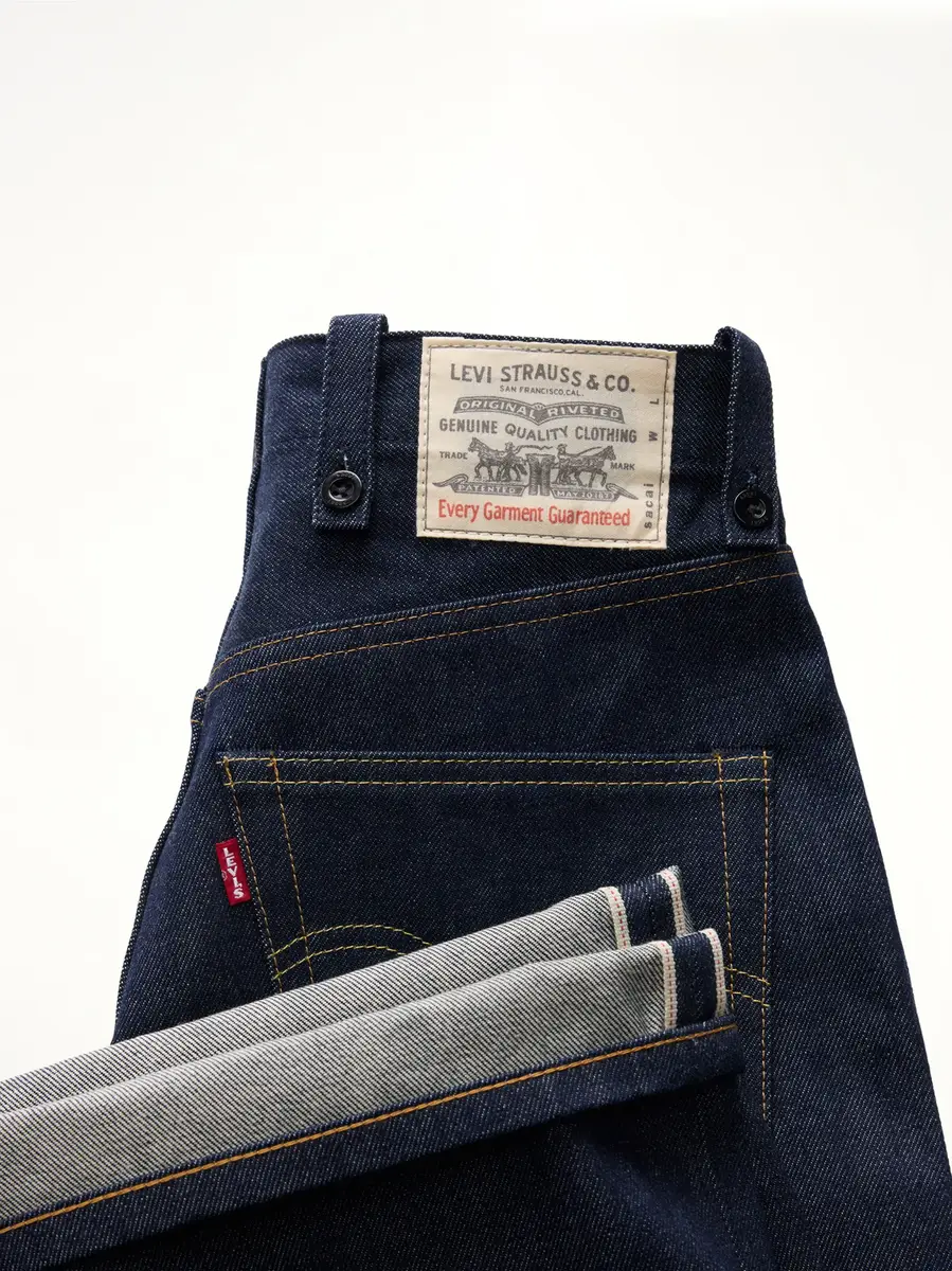 Sacai Sacai x Levi's Unisex Belted Wide Pants | Thumbnail 3 Sacai Sacai x Levi's Unisex Belted Wide Pants | Thumbnail 3