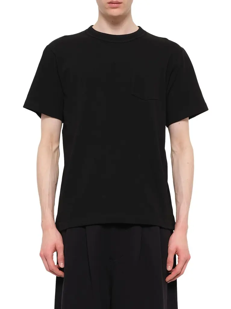 Side Zip Cotton T-shirt Side Zip Cotton T-shirt