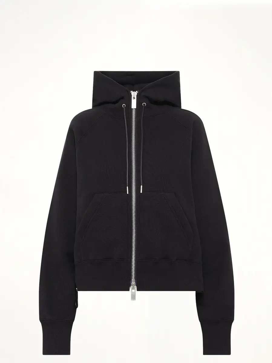 Sacai Cotton Jersey Zip Hoodie | Thumbnail 2 Sacai Cotton Jersey Zip Hoodie | Thumbnail 2
