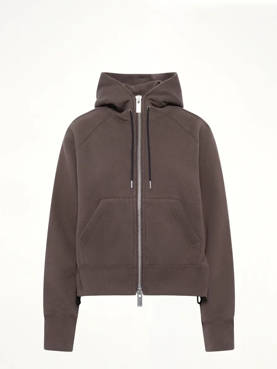Sacai Cotton Jersey Zip Hoodie | Thumbnail 2 Sacai Cotton Jersey Zip Hoodie | Thumbnail 2