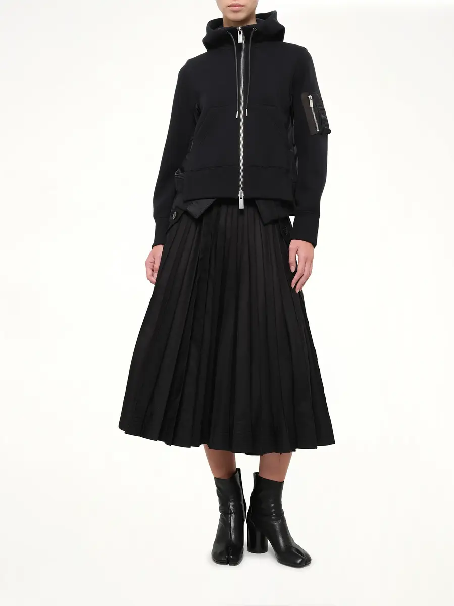 Sacai Runway Sponge Sweat Hoodie | Thumbnail 4 Sacai Runway Sponge Sweat Hoodie | Thumbnail 4