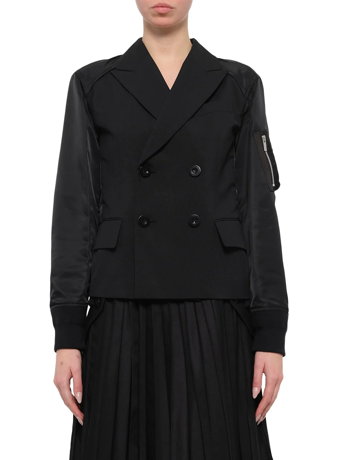 Sacai Suiting x Nylon Twill Jacket