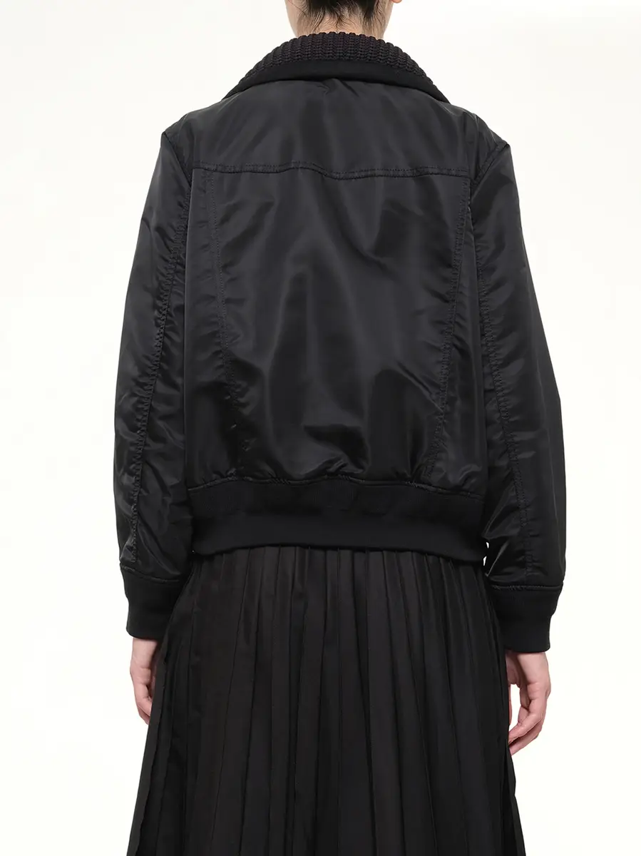 Sacai Runway Nylon Twill x Wool Melton Blouson | Thumbnail 5 Sacai Runway Nylon Twill x Wool Melton Blouson | Thumbnail 5
