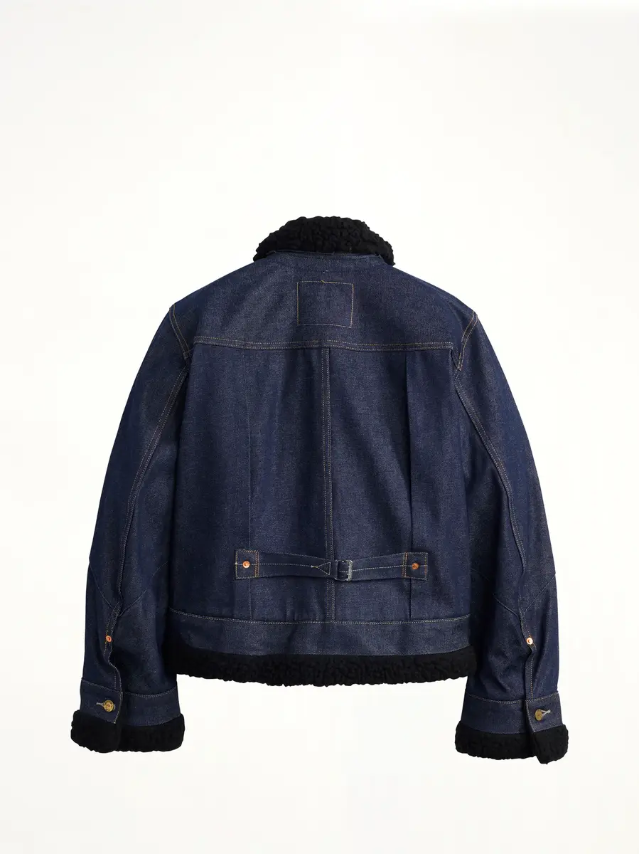 Sacai Sacai x Levi's Womens Sherpa Denim Jacket | Thumbnail 2 Sacai Sacai x Levi's Womens Sherpa Denim Jacket | Thumbnail 2