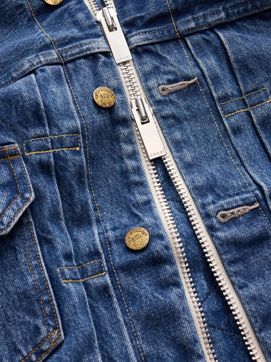 Sacai Sacai x Levi's Womens Denim Blouson | Thumbnail 3 Sacai Sacai x Levi's Womens Denim Blouson | Thumbnail 3