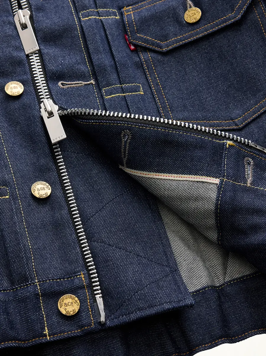 Sacai Sacai x Levi's Womens Denim Blouson | Thumbnail 3 Sacai Sacai x Levi's Womens Denim Blouson | Thumbnail 3
