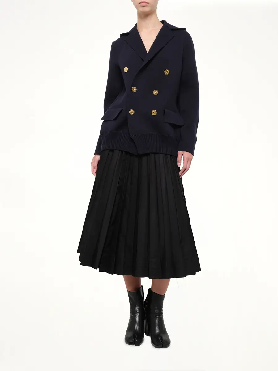 Sacai Cotton Cashmere Knit Jacket | Thumbnail 4 Sacai Cotton Cashmere Knit Jacket | Thumbnail 4