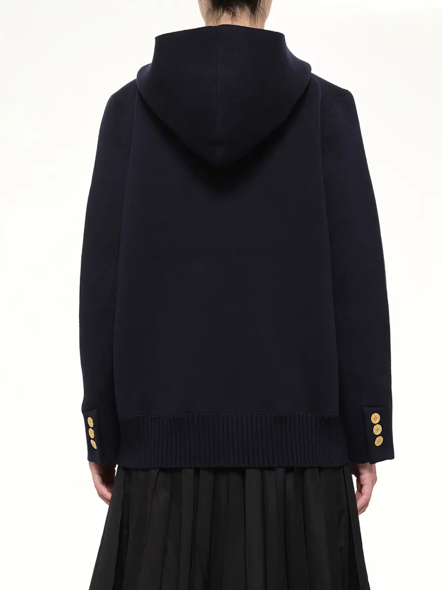 Sacai Cotton Cashmere Knit Jacket | Thumbnail 5 Sacai Cotton Cashmere Knit Jacket | Thumbnail 5