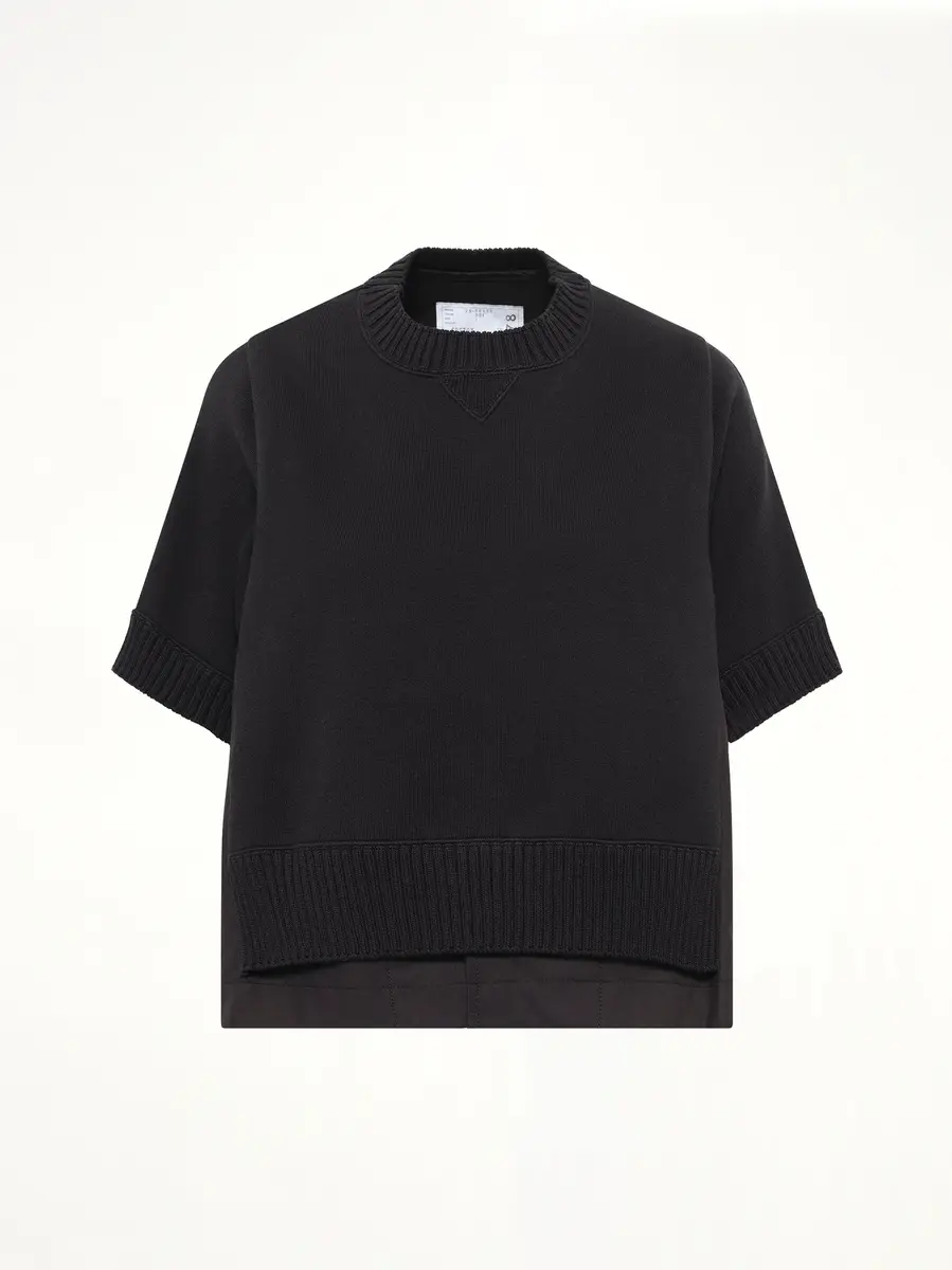 Sacai Cotton Weather x Cashmere Knit Sweater | Thumbnail 2 Sacai Cotton Weather x Cashmere Knit Sweater | Thumbnail 2
