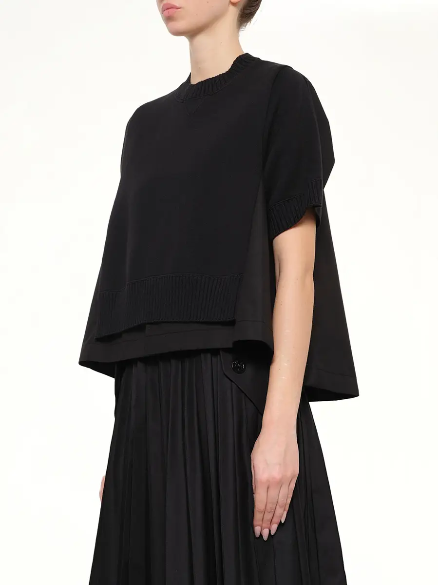 Sacai Cotton Weather x Cashmere Knit Sweater | Thumbnail 3 Sacai Cotton Weather x Cashmere Knit Sweater | Thumbnail 3