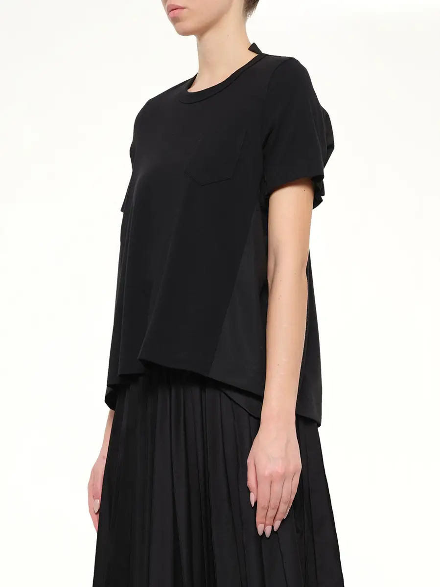 Sacai Cotton Poplin x Jersey T-shirt | Thumbnail 3 Sacai Cotton Poplin x Jersey T-shirt | Thumbnail 3