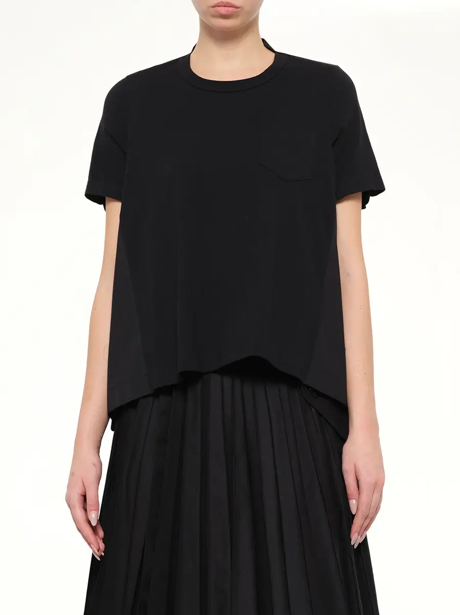 Sacai Cotton Poplin x Jersey T-shirt | Thumbnail 6 Sacai Cotton Poplin x Jersey T-shirt | Thumbnail 6