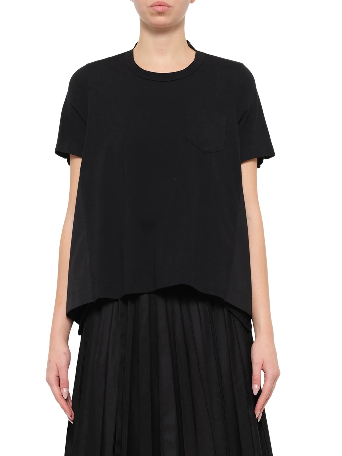 Cotton Poplin x Jersey T-shirt Cotton Poplin x Jersey T-shirt