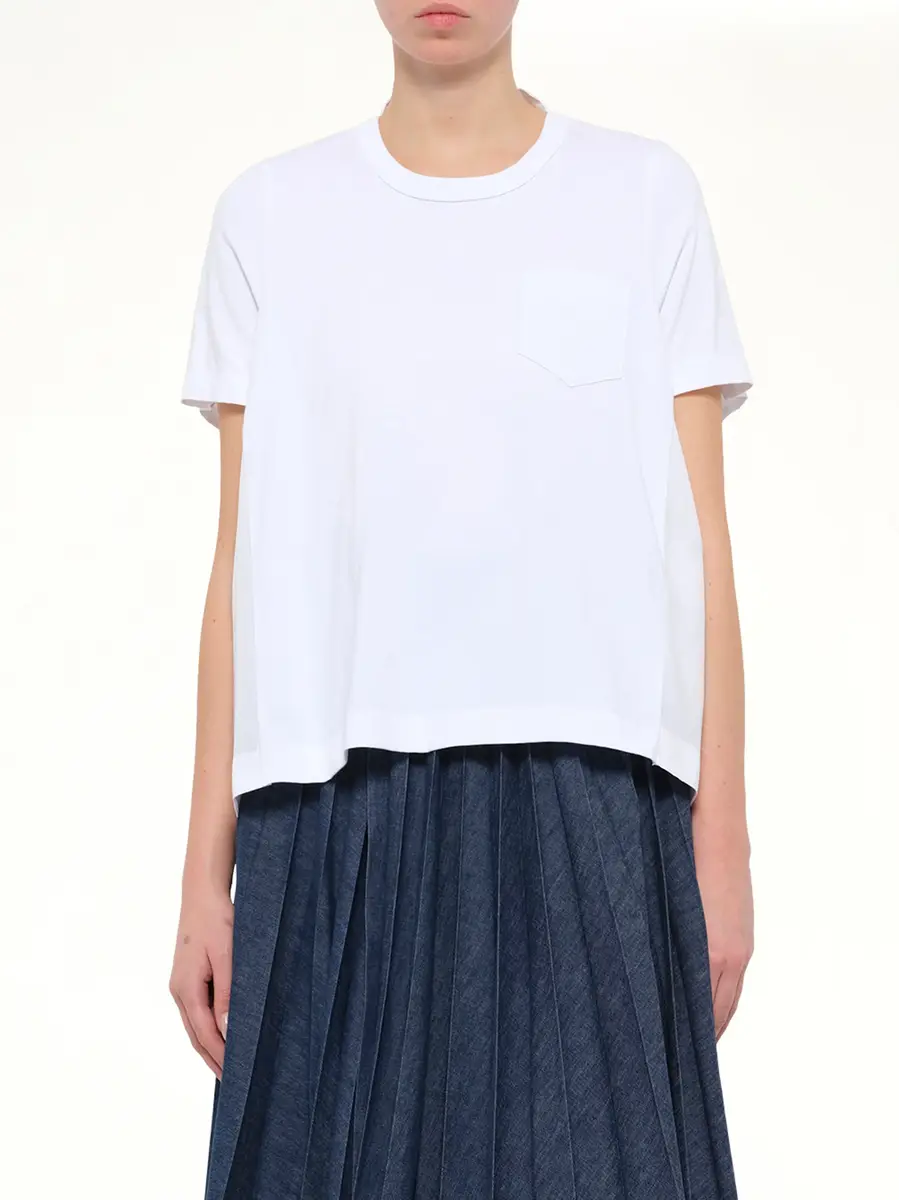 Sacai Cotton Poplin x Jersey T-shirt | Thumbnail 6 Sacai Cotton Poplin x Jersey T-shirt | Thumbnail 6