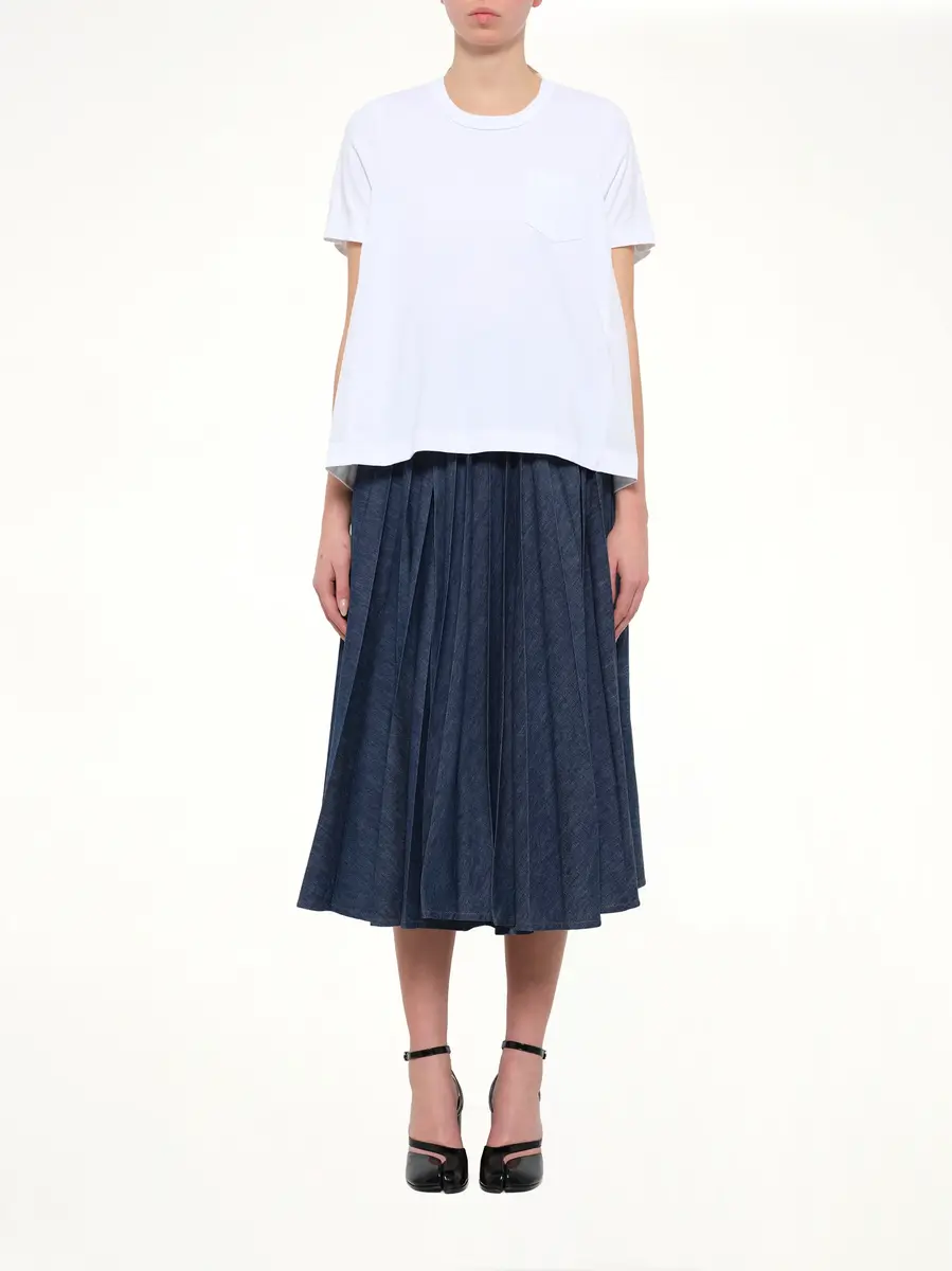 Sacai Cotton Poplin x Jersey T-shirt | Thumbnail 7 Sacai Cotton Poplin x Jersey T-shirt | Thumbnail 7