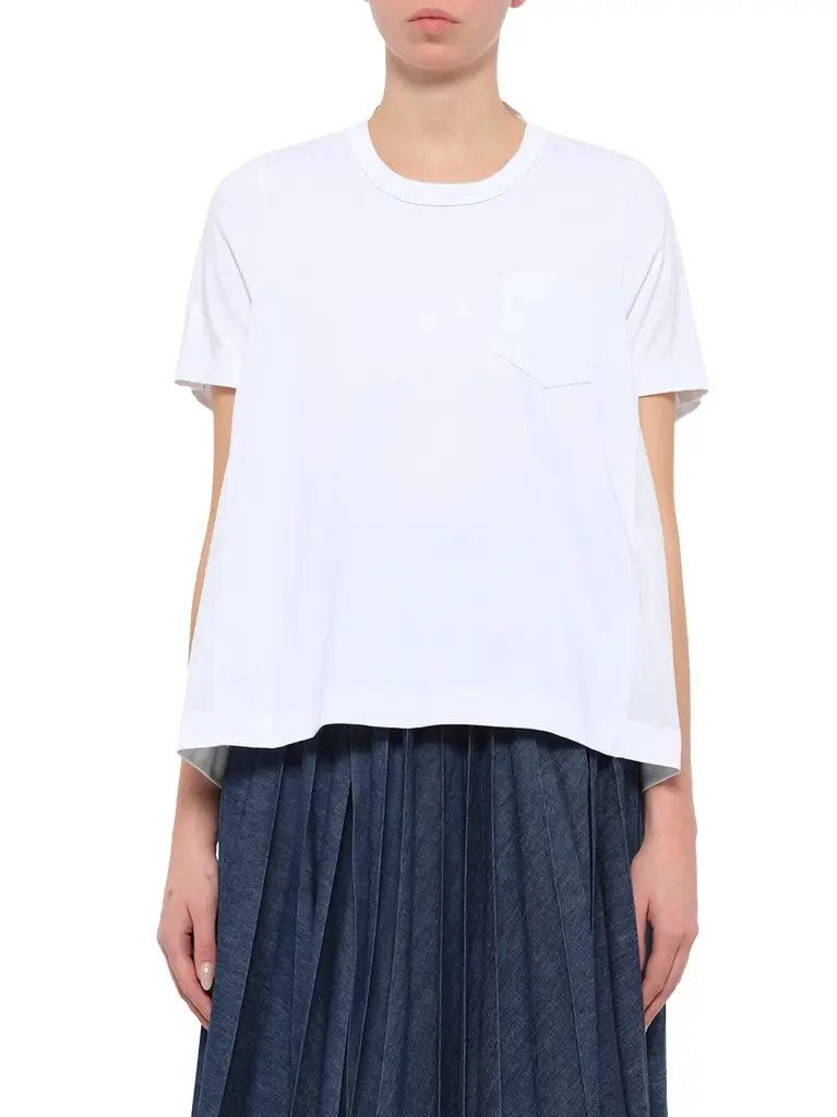 Cotton Poplin x Jersey T-shirt Cotton Poplin x Jersey T-shirt