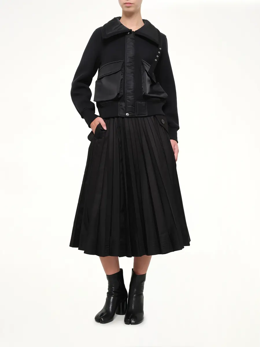 Sacai Sponge Sweat Blouson | Thumbnail 4 Sacai Sponge Sweat Blouson | Thumbnail 4