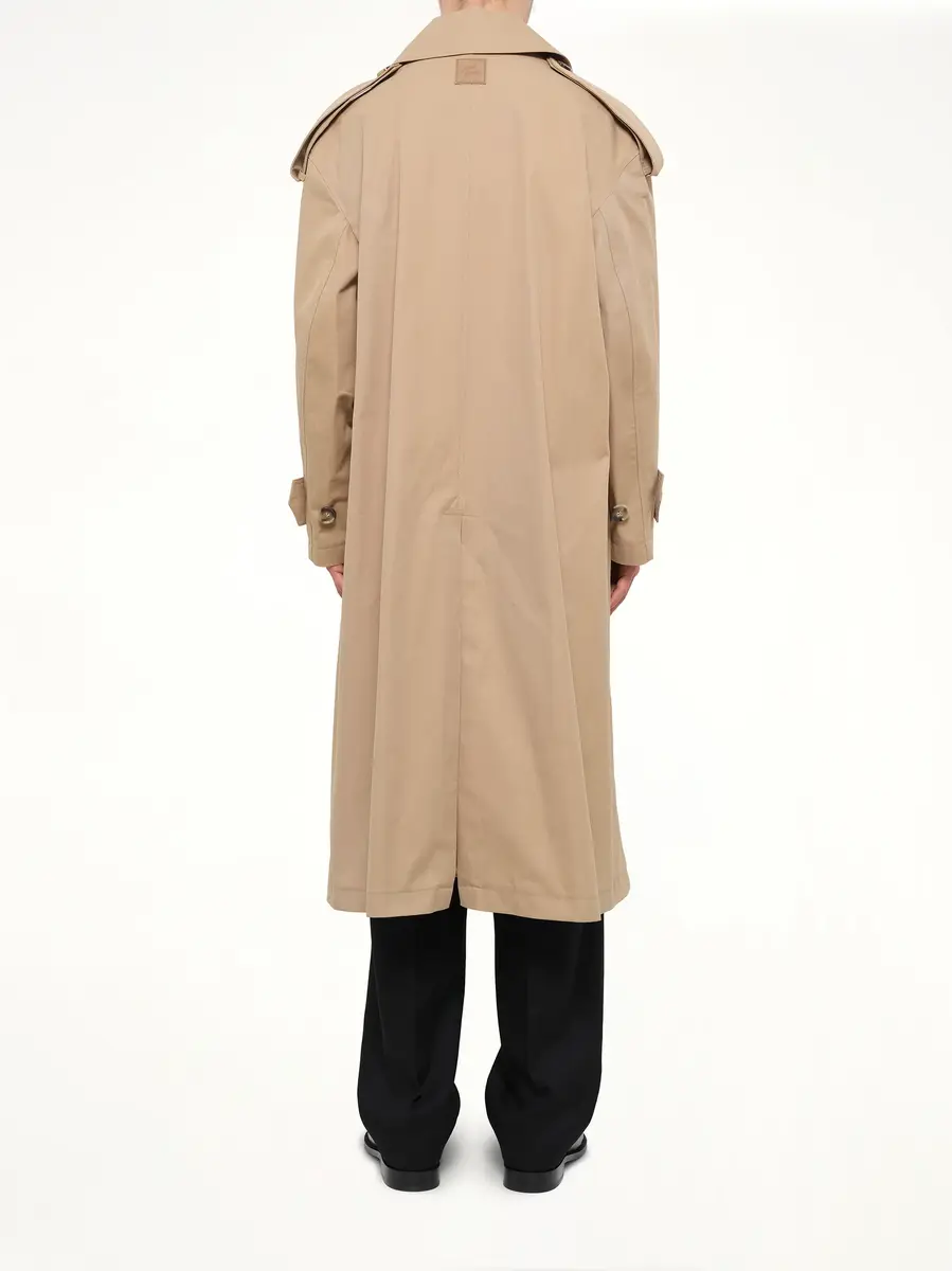AMI PARIS Cotton Gabardine Trench Coat | Thumbnail 5