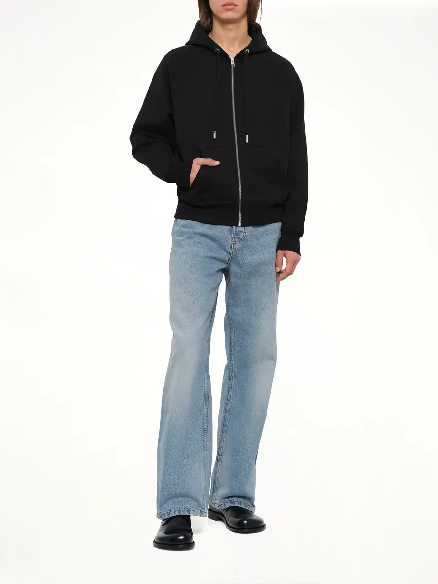 AMI PARIS Embossed Ami De Coeur Zipped Hoodie | Thumbnail 4 AMI PARIS Embossed Ami De Coeur Zipped Hoodie | Thumbnail 4