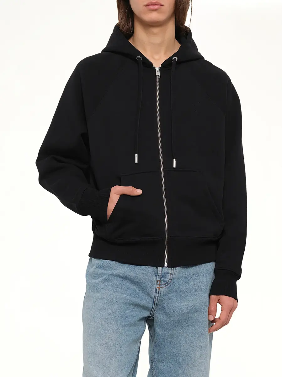 AMI PARIS Embossed Ami De Coeur Zipped Hoodie | Thumbnail 6 AMI PARIS Embossed Ami De Coeur Zipped Hoodie | Thumbnail 6