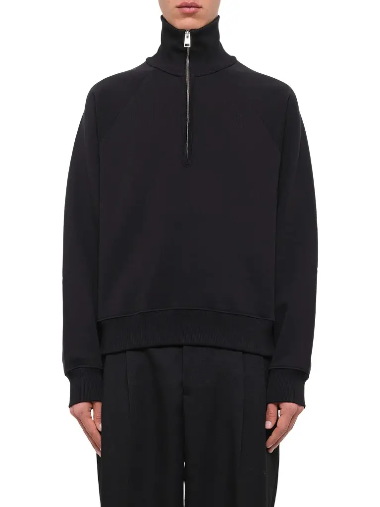 AMI PARIS Embossed Ami De Coeur Zipped Sweatshirt