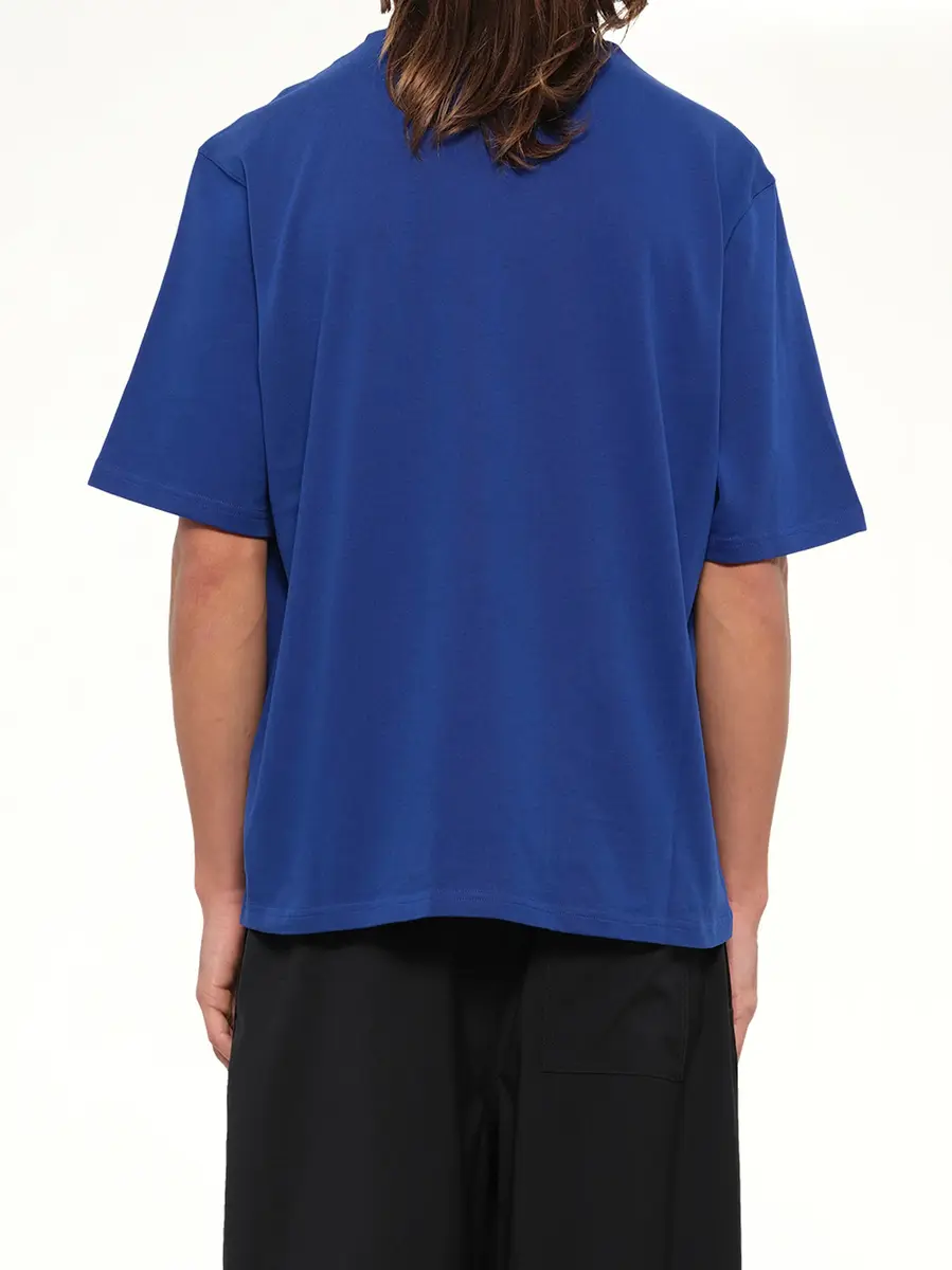 AMI PARIS Embossed Ami De Coeur T-shirt in Royal Blue | Thumbnail 5 AMI PARIS Embossed Ami De Coeur T-shirt in Royal Blue | Thumbnail 5