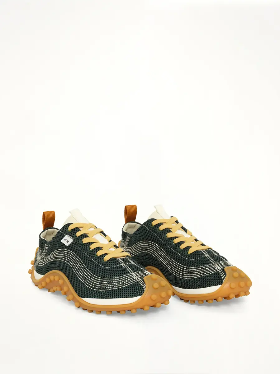 AMI PARIS Mirage Sneaker in Bottle Green | Thumbnail 2 AMI PARIS Mirage Sneaker in Bottle Green | Thumbnail 2
