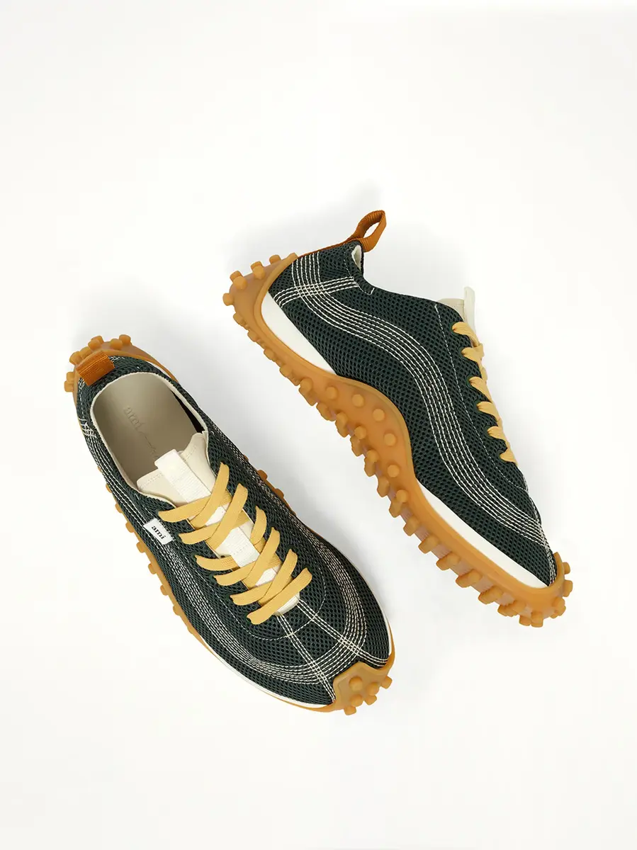 AMI PARIS Mirage Sneaker in Bottle Green | Thumbnail 4 AMI PARIS Mirage Sneaker in Bottle Green | Thumbnail 4