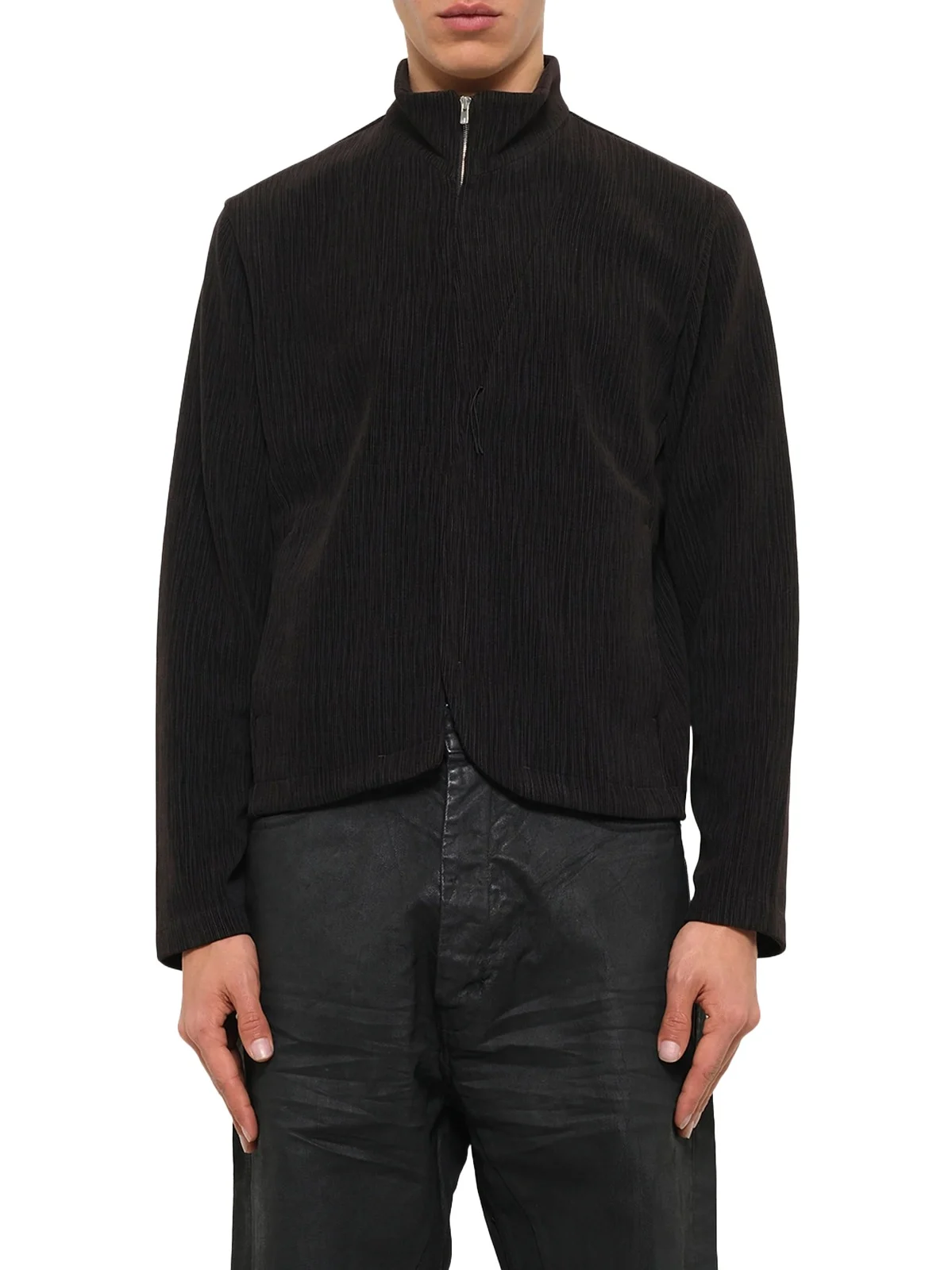 Track Jacket (Archive) in Wood Black Track Jacket (Archive) in Wood Black