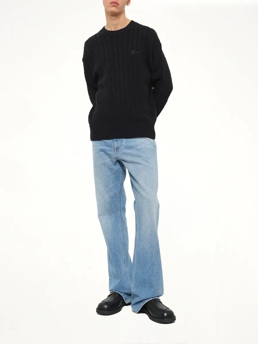 KENZO Kenzo Signature Cable Knit Jumper | Thumbnail 4