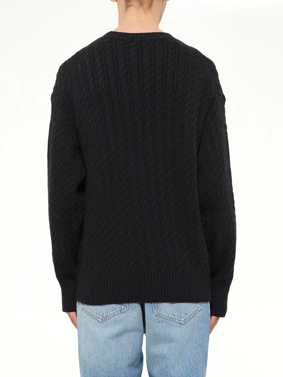KENZO Kenzo Signature Cable Knit Jumper | Thumbnail 5